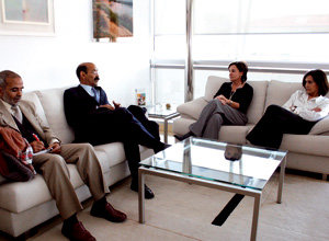  El ministro saharaui agradeció el “apoyo y la colaboración” del Gobierno de Cantabria.