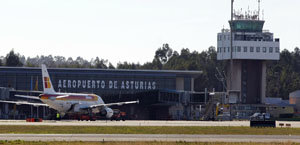  Una imagen del aeródromo asturiano, ubicado en la localidad castrillonense de Santiago del Monte.