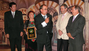 Eloy Pousa, María Alegría Segovia, Juan José Escobar, Carlos Santos y Arturo Pérez asistieron a la celebración. 