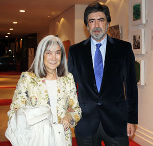  María Kodama y Guillermo Hernández Cerviño inauguraron la lectura.