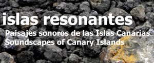 Cartel de la muestra sonora ‘Islas Resonantes’. 
