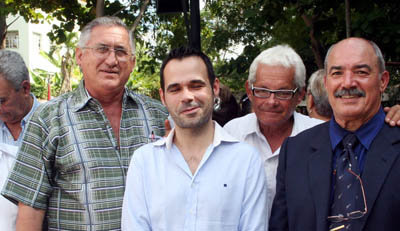  García Cerviño, durante su visita a Cuba.